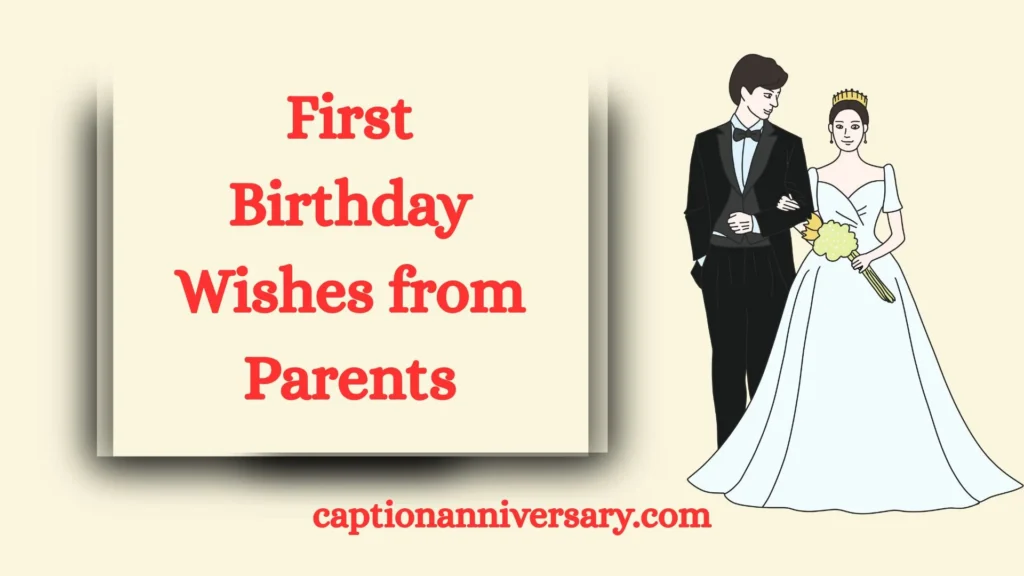 First Birthday Wishes from Parents