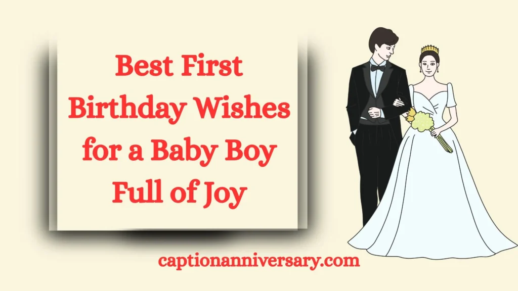Best First Birthday Wishes for a Baby Boy Full of Joy